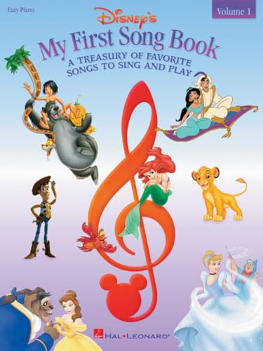 Disney's My First Songbook: Easy Piano Songbook for Kids To Sing and Play | Volume 1 for Beginners | Favorite Disney Songs Sheet Music for Young Pianists | Illustrated Piano Music Collection