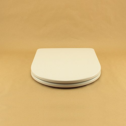 Idrotop WC-Sitz für GLOBO Größe Erde/Ausgabe/Monoblock/Thermo-Block Weißer Reißverschluss Edelstahl normal oder verlangsamt Softclose