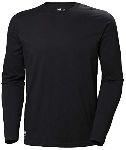 Helly Hansen Herren Classic Longsleeve Kurzer Pullover, Schwarz, L EU
