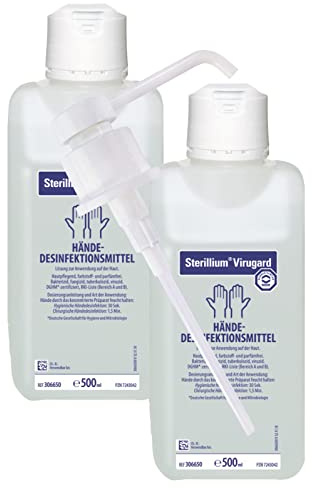 Medi-Inn Dosierpumpe + Bode Virugard Händedesinfektion 2 x 500 ml