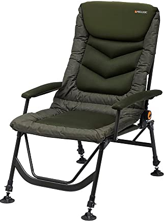 Prologic Inspire Daddy Long Recliner Chair W/Arm - Angelstuhl, Stuhl zum Angeln, Karpfenstuhl