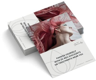 easyprint 50 Postkarten drucken lassen - DIN A6-1-seitig - Design Customer Gift - 400 g/m² Premiumkarton - Farbe wählbar - sofort personalisieren (Weiß)
