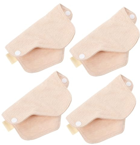 FRCOLOR 4piezas Almohadillas Menstruales Reutilizables De Protección Lavable Para Mujeres Práctica y Ciclo Menstrual