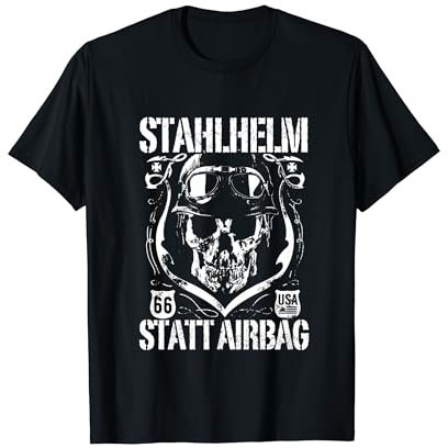 stahlhelm statt airbag T-Shirt