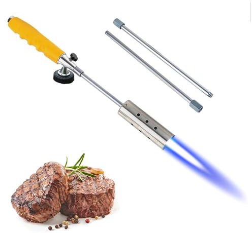 ycezw Torche de cuisine pour la cuisson, torche de cuisson | Allume-barbecue télescopique | Allume-barbecue | Allume-feu de cuisine, allume-feu de camp, allume-barbecue pour la cuisson, rôtir du steak