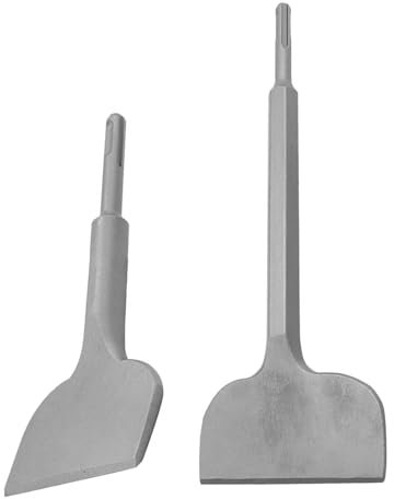 2 scalpelli per la rimozione di piastrelle larghe punte per raschiatore per piastrelle larghe scalpelli per piastrelle utensili elettrici accessori per utensili elettrici facili da usare