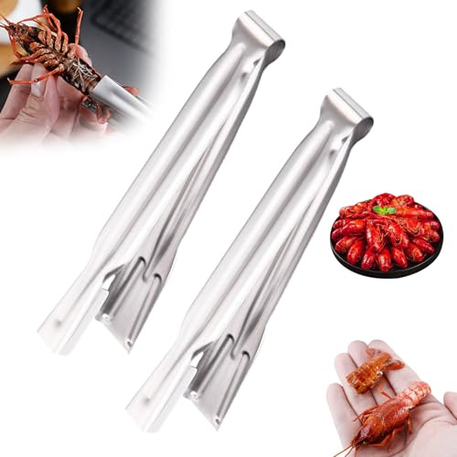 Crawfish Peeler Tool, 2025 Upgraded Stainless Steel Crawfish Tail Remover Tool, Easy Crawfish Sheller Shrimp Peeler, Lobster Crackers Seafood Kitchen Gadgets (2)