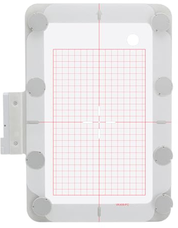 Sew Tech Metallmagnetisk broderiram för Husqvarna Viking broderimaskin Designer Diamond Deluxe Ruby Royale Topaz 50 Pfaff Creative 4.5 3.0 Sensation Vision (25 cm x 15 cm, VK438)