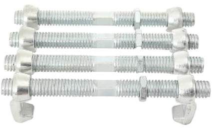 TABODD 4PCS Shipping Container Bridge Fitting Clamp, 380MM Heavy Duty Twist Lock Connectors Galvanized Shipping Container Bridge Clamps for 20ft 40ft Containers
