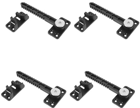 ERINGOGO 4 Pezzi Staffa Dentata per Fissaggio Mobili in Plastica 4 Pezzi 14X6 CM Connettori Invisibili per Giunti Divano Componibile Accessori Riparazione Complementi per Salotto