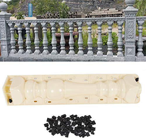 70cm Plastic Balustrade Mold Roman Column Concrete Mold Set of 1, DIY Concrete Plaster Cement Casting Mould Kit Balcony Garden Pool Fence Cement Railing Mold for Walkways and Any Decorative Area