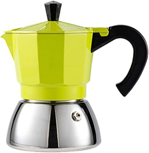 REJOON Perkolator Kaffeekanne Edelstahlboden Mokkakanne Haushalt Handgebrühte Kaffeekanne Extraktionskanne Konzentrierte Filterkanne Kaffeemaschine