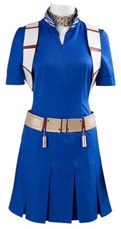 MIAOCOS Women Girl Cosplay Costume Dress Top and Skirt Set for Comic Convention Halloween Party School Outfit