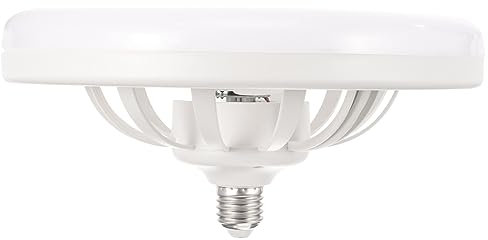 jojofuny Ventilatore Da Soffitto Moderno Con Luce Lampadina E27 Lampada Senza Pale Ventilatore A Led Dimmerabile Per Soggiorno