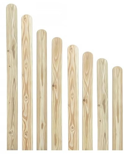 AZZAP Lärche Zaunlatten 90x20mm Lärchenholz Holzzaun Holz Zaun Brett Zaunbrett Gartenzaun Lärchenbrett 50-150cm (10, 70cm)