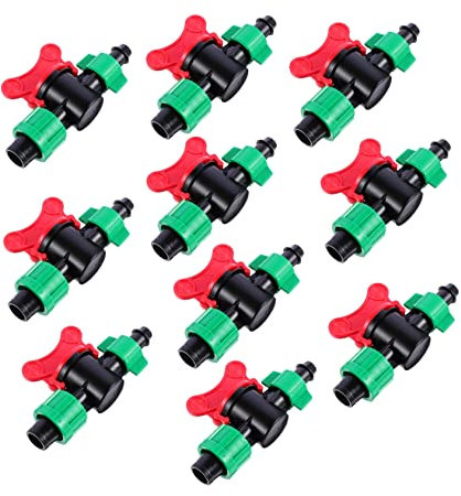 KONTONTY Lot De 10 Rallonges De Tuyau D'irrigation De 16 Mm Connecteur En Y Pour Ruban -à- En Pvc/pe Facile À Installer