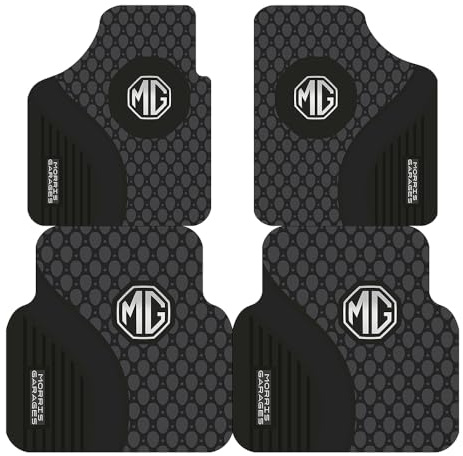 AWCYRHI 4 Stück Auto-Fussmatten, für MG ZS 2017-2023 2024 2025 Hybrid Vorne und Hinten Automatten Set, Auto Teppiche ZubehöR, Wasserdicht rutschfest Kratzfest