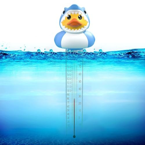Termómetro Flotante para Piscinas,Termómetro Flotante con Forma de | Equipos para Estanques Hidroponía Bañera Acuario Spa Lago Hogar Infantil Interior
