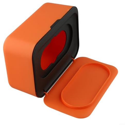 Niceminiwall Caja dispensadora de toallitas de plástico para toallitas húmedas para bebés con tapa, estuche de almacenamiento de pañuelos para el hogar, coche, oficina, baño, mantiene las toallitas