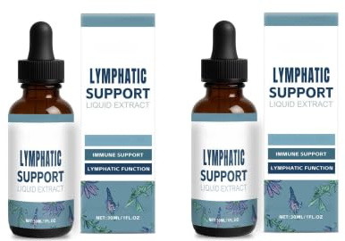 Lymfatisk stödvätska/Snäll vård/Stödjer immunitet och vitalitet,2Pcs