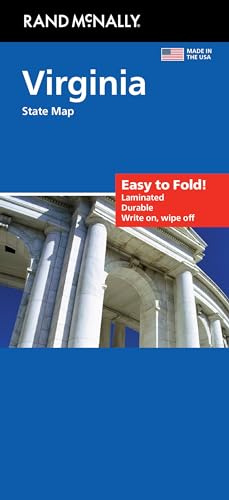 Rand McNally Easy to Fold: Virginia State Laminated Map