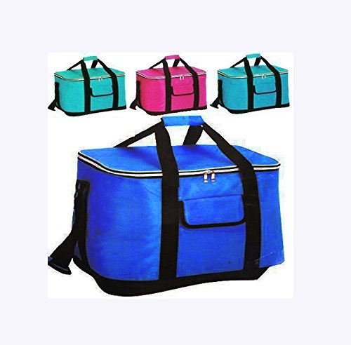 2 Größen Kühltasche Kühlbox Picknicktasche Campingtasche Isoliertasche Tasche (Rot, Klein (30x21x6cm))