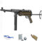 Pack Legends MP German CO2 blowback - Réplica MP40 de Aire comprimido (semiautomática). Balines BB's de Acero Cal 4.5mm <3,5J