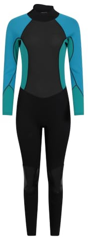 Mountain Warehouse Langer Damen-Neoprenanzug - Körper: 2.5mm, UPF 50+, Konturfit, verstellb. Ausschnitt, hält Körperwärme, einteilig - Frühling, Sommer