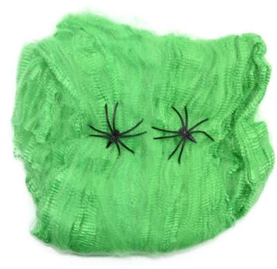 Halloween schreckliche leuchtende Spinnennetz Cobweb Bar Spukhaus Szene Requisiten Dekor Halloween Party beängstigend Dekoration Zubehör 7, Farbe, B04