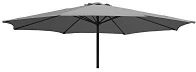 TFS Replacement Parasol Fabric Canopy for Standard, Cantilever & Balcony Parasols (2.7m 6arm, Grey)