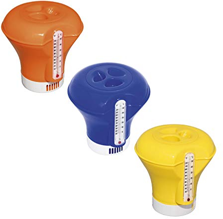 Bestway 58209-3 Erogatore cloro grande con termometro - 3 colori assortiti