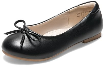 DREAM PAIRS Ballerines Filles à Enfiler | Chaussure Plate Confortable Chaussures d'école Habillées Classiques