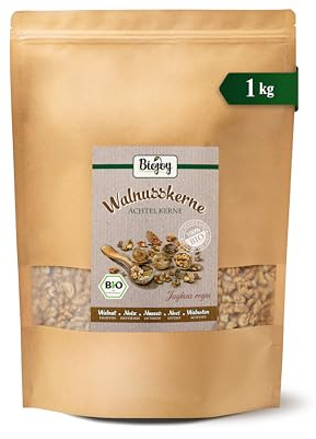 Biojoy EKO-Valnötter åttondelar (1 kg), skallösa (Juglans regia)