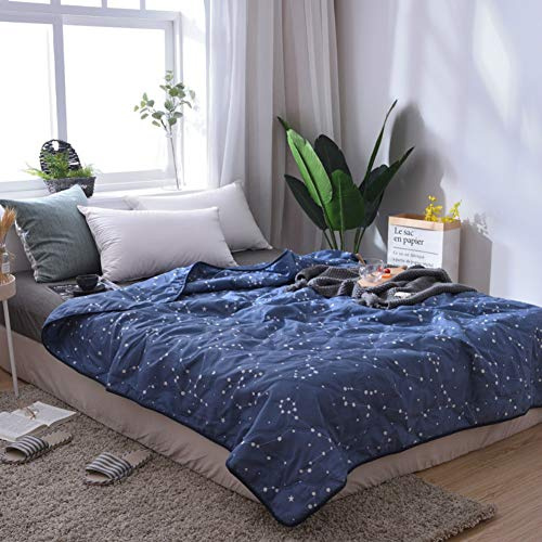 Chickw1 Schön Blatt Tagesdecke Bettüberwurf Gesteppt, Mikrofaser Tagesdecke Schlafzimmer Steppdecke Decke Überwurf Wohnzimmer Sofaüberwurf für Einzelbett Doppelbett (Konstellation,200x230cm)