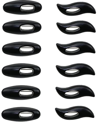 ZZHXSM 12 Stück Kunststoff Sicherheitsnadeln Schal Hijab Pins Sicherheitsnadel Kopftuch Dekoration Damen Haarschmuck Zubehör (6 x oval + 6 x S-förmig)