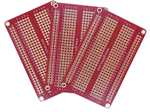 Gikfun Solder-able Breadboard Gold Plated Finish Proto Board PCB for Arduino Soldering Projects (Pack of 3PCS) GK1022
