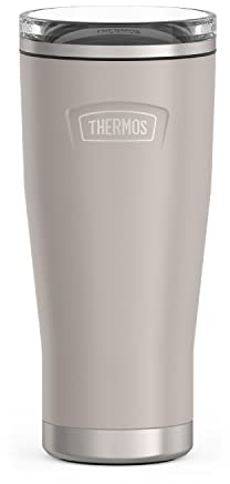 THERMOS ICON SERIES, Stainless Steel Cold Tumbler, 24 Ounce, Sandstone