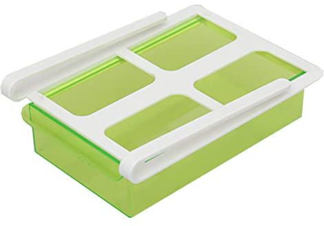 Alipis Organizador Deslizante para Refrigerador de Abs Verde