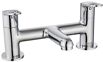 Bristan Iris Bathroom Taps, Chrome Bath Filler tap | IRS BF C, Modern design, Matching bathroom sink taps available, Lifetime Cover