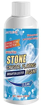 Agent de marbre Nano Crystal-Plating Agent, Stone Stain Remover Cleaner, Kitchen Marble Cleaner and Polish, Stone Crystal Plating Brighten Luster Agent Clean, Kitchen Marbble Oil Stain Cleaner (1