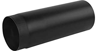 DN 180 mm Schwarz Rohr 500 mm | Ofenrohr Rauchrohr Kaminrohr Stahlrohr Rosette Wandfutter Bogen T-Stück