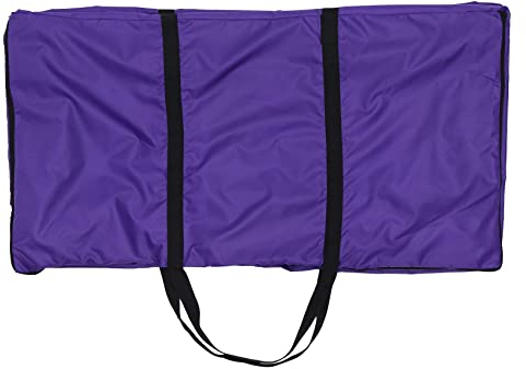 melairo Bolsa de Almacenamiento de Balas de Heno, Bolsa Extra Grande de Transporte de Balas de Heno de Mano, Bolsas PortáTiles Plegables de Fardos de Heno con Cremallera Impermeable