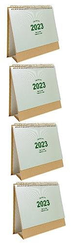 4 Stück 2023 Jahr des Hasen Kalender 2023 Chinesischer Kalender 2023 Tischkalender Schreibtisch Monatskalender Sternzeichen Kalender 2023 Chinesischer traditioneller Kalender Arbeitszähler Papier