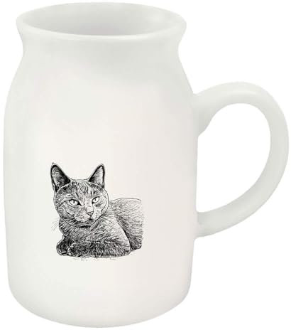 Azeeda 300ml 'Chartreux Shorthair Cat' Ceramic Milk Jug (MJ00016277)