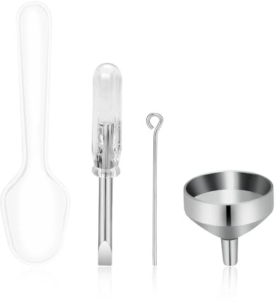 Mini tratt set för kremation smycken fyllning kit för urna halsband keepsake liten tratt fyllning aska keepsakes