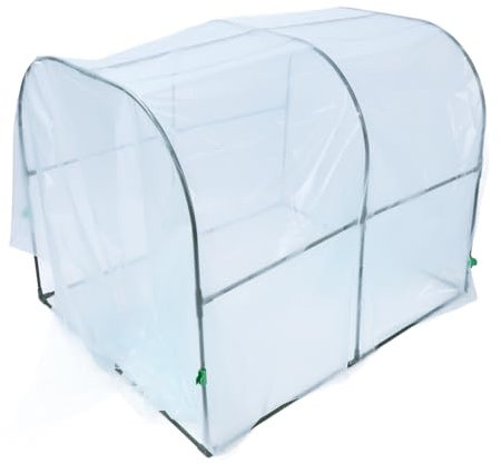 Mini Gewächshaus, verstärktes wasserdichtes tragbares Gewächshaus mit PE Abdeckung, transparentes Zelt, Gewächshaus für drinnen oder draußen für Blumen, Gemüse, Kräuter,