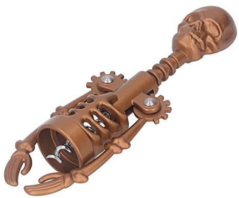 Apribottiglie, Bottiglia Cavatappi con Teschio retrò per Compleanni Cerimonie di Laurea Bar per Feste Multifunzionale a Casa