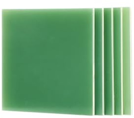 Placa de fibra de vidrio epoxi, Tablero de resina epoxi de fibra de vidrio G10 FR4 3240, verde claro, 0,5-5 mm de espesor, varios tamaños(0.5mm,500x300mm)