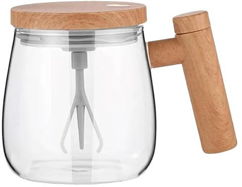 Rukjmqi Tasse à mélanger électrique, tasse à mélanger électrique | Agitateur à lait 400 ml, tasse de mixeur haute vitesse 400 ml - Tasse mélangeur de boissons auto-mélangeuse pour la maison, les