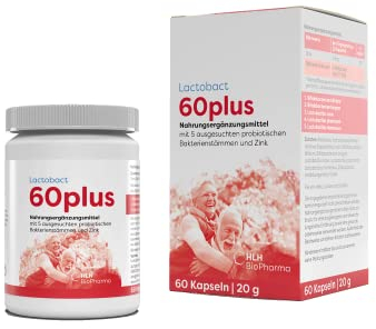 Lactobact 60Plus, 60 Kapseln - Darmaufbau ab 60 Jahren